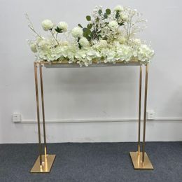 Party Decoration Wedding Props Gold Plated Arch El Ballroom Birthday Main Table Flower Shelf