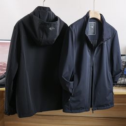 2023 Высококачественные весенние осенние куртки для мужчин молодые и среднего возраста. Случайный повседневный застежка-молния на ветропроницаемом плащ M-4XL M-4XL