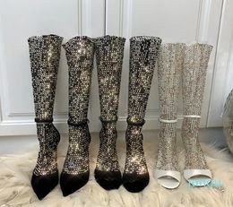 high-heeled sandals high-top sequin banquet