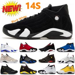 Newest Black White University 14 Basketball Shoes 14s Laney Metallic Silver Gym Red Lipstick Bred Ginger Thunder Last Shot Men Sneakers For Man Big Size 13