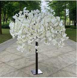 Artificial Cherry Tree Simulated Plant Wishing Tree Home Wedding Stage Garden Party Shop Decoration Christmas Cherry Tree