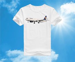 Men's T Shirts Lufthansa Airbus A321 Aviation Aeroplane T-Shirt S M L Xl Xxl Birthday Gift Tee Shirt