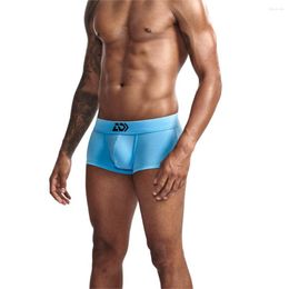 Underpants ADDTEXOD Men Underwear Brand Breathable Boxer Shorts Cotton Male Panties U Convex Pouch Sexy Cueca Soft Gay Pants