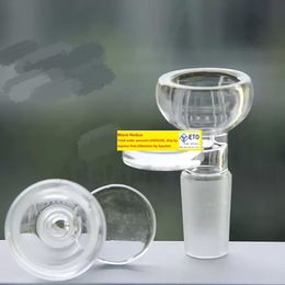 Clear Glass Bowl For Glass Bong 14mm 18mm Male Joint Smoke Tool Bowls Slide Bongs Water Pipes Dry Herb Holder 698