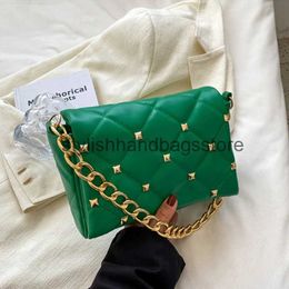 Shoulder Handbags Fasion Soulder Bags Luxury Cains Crossbody Bag Rivet Pu Underarm Purse mainstylishhandbagsstore