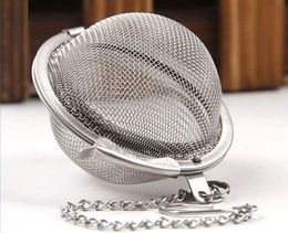 100pc Stainless Steel Tea Pot Infuser Sphere Mesh Tea Strainer Ball free shipping