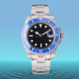 mens luxury watch aaa mechanical designer watches high quality classic dhgate montre de luxe 40mm sapphire swimming waterproof watches 2813 black dial RELOJ HOMBRE