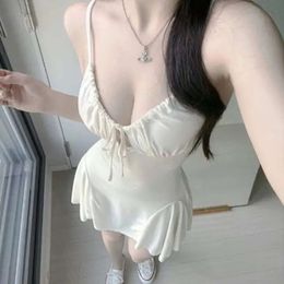Sexy Sleepwear Women New Sleeveless Suspender Dress Woman Nightgowns Pamas Nightdress Female Modal Cotton Nightshirt