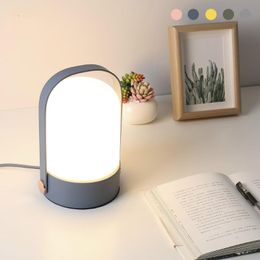 Table Lamps European-style Modern Simple Touch Study Bedroom Bedside Lamp Living Room Fashion Pastoral Cloth LU8101728