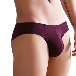 Underpants Sexy Men's Swimming Trunks Bikini Underwear Breathable Low Waist Briefs Slip Hombre Lingerie Panties Convex Pouch