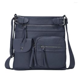 Evening Bags Female Leather Shoulder Large Capacity Satchel Bag Women Crossbody Brand Handbag Ladies Shopping Travel Bookbags