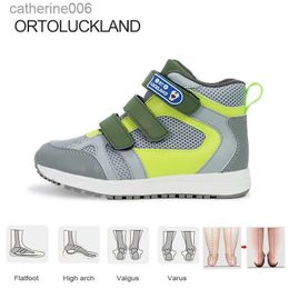 Sneakers Ortoluckland Children Boys Sneakers Orthopaedic Running Shoes For Kids Toddler Girls Fashion Pink Sporty Solid Casual FootwearL231106