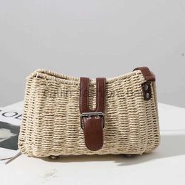 Shoulder BagsLuxury Design Bag Straw Weave Small Purse Summer Crossbdoy Bag Soulder Bagscatlin_fashion_bags