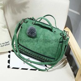 Shoulder Handbags Rivet PU Women's Designer Soulder Crossbody Bags Large Capacity Pillow Bagstylishhandbagsstorestylishhandbagsstore
