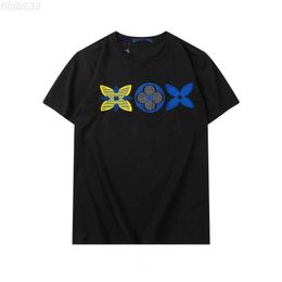 Men's T-shirts Designer Cute Short Sleeve Cartoon Duck Organic Cotton Pattern Loose Couple Size M-3xl 2C0H