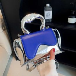 Evening Bags Sweet Fresh And Small Square Transparent Bag Women's Elegant Fashionable Style Crossbody Women Leather Handbags Jelly Purse