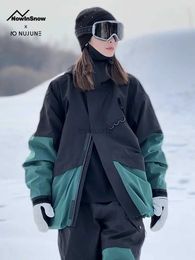 Other Sporting Goods 2022 New Men Women Snowboarding Suit Couple Ski Hoodie Set Winter Windproof Waterproof Skiing Suit Male Female Outdoor Snowsuit HKD231106