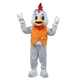 Halloween lovely Chicken Mascot Costume High Quality Cartoon Anime theme character Adults Size Christmas Party Outdoor Advertising Outfit Suit