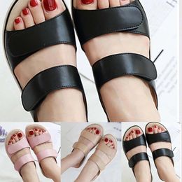 Sandals 2023 Lady Women Vacation Beach Massage Sponge Large Size Slippers Leather 6