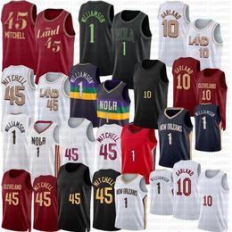 2024 City Donovan Mitchell Jersey Clevelands Darius Garland Zion Williamson jerseys