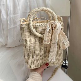 Shoulder Bags Summer Straw Bucket Fasion Basket Woven Crossbody Bag Purse Totescatlin_fashion_bags