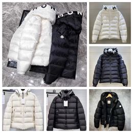 Designer monclair jaqueta para homens inverno puffer jaqueta casacos acolchoados e espessados windbreaker clássico frança marca com capuz zip quente matéria para baixo jaqueta ya1