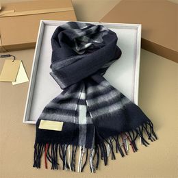 24ss New Fashion Women designers scarf 100% Cashmere High Quality Printed men luxury classic winter warm Size 180x30cm long scarves for Gift box