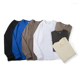 Men's T Shirts MrGB Cotton Men Tees Long Sleeve T-shirts High Quality Fashion Streetwear Hip Hop Tops Casual Male Clothing