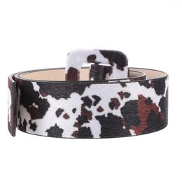 Belts Belt Dress Cow Pattern Wristband Pants Men Jeans The PU Faux Imitation Lady Cinch Printing Miss Leopard Jumpsuit