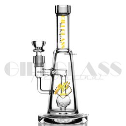 10 inches Hookahs Bubbler glass Water Pipes Heady Dab Rigs Recycler Water Bongs With 14mm Bowl quartz nail ash catcher Beaker Bong