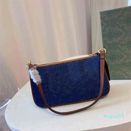 Designer Shoulder Bags cross body Fashion denim canvas Handbag classic letter print diagonal bag