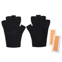 Nail Art Kits HEALLOR Radiation Proof Glove Tools Manicure Protect Mittens Anti -Uv Rays Disposable Dryer Gloves Led Lamp