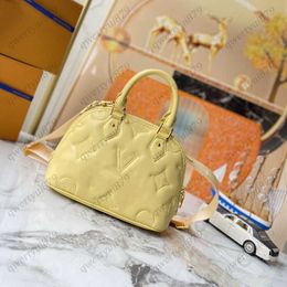 Shoulder Bags Luxurys designer shell bag ALMA BB Embroidery thread Embossing Genuine Leather Classic Ladies handbag Women cossbody purse handbags