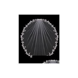 Bridal Veils White Ivory Elbow Wedding 1 Tier Accessories Bride Short Length With Comb Drop Delivery Party Events Dhpl8