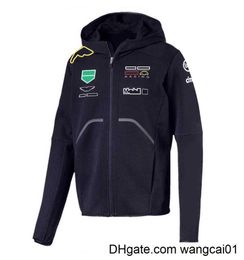 Men's Jackets F1 Formula One Racing Suit Long Seve Jacket Windbreaker Spring Autumn Winter Team 2021 New Jacket Warm Sweater Customization 0406H23