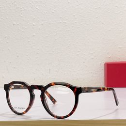 Retro-Brille mit rundem Rahmen, schwarzer Rahmen, PC, schlichte Brille, kleines Gesicht, klassischer Stil, Straßenfoto-Modellierbrille, Herren- und Damenbrille, Anti-Blaulicht-Brille