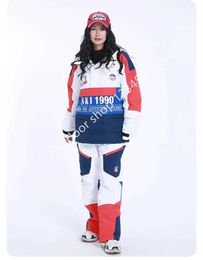 Other Sporting Goods 2024 LTVT Winter Snowboard Suits Mountain Sport Fur Woman Ski suit Women Outdoor Cross-country Snowmobile Tracksuits HKD231106