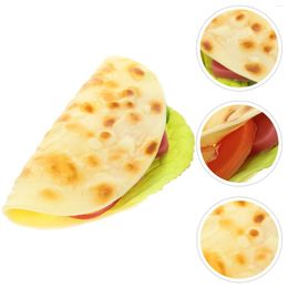 Party Decoration Realistic Pancake Simulated Taco Fake Burrito Vegetable Model Pography Prop
