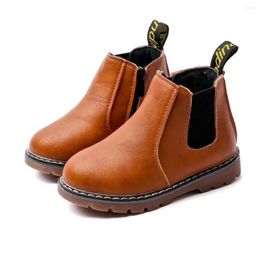 Boots Children Shoes Fashion Kids 2024 Autumn Winter Soft Leather Riding Warm Fur Boys Ankle Baby Girls Casual