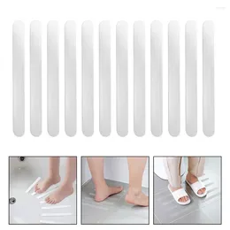 Bath Mats 12 Pcs Anti-slip Strip Skid Bathtub Stickers Luminous Non-slip Strips Peva Anti-skid Safety Toilet