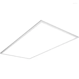 Ceiling Lights 2 Ft. X 4 White Integrated LED Flat Panel Troffer Light Fixture At 4700 Lumens 4000K Cool