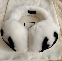 Thick Rabbit Fur Wool Earmuffs Warm Ear Cover Autumn and Winte for Women