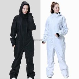 Other Sporting Goods 2022 Sport Female Snowboarding Jumpsuit One Piece Woman Ski Suit Hooded Waterproof Outdoor Women Mountain Tracksuits Clothes HKD231106