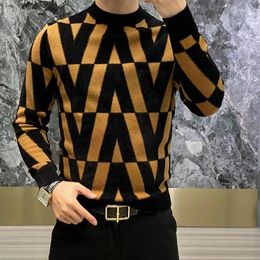 Men's T Shirts Fashion O-Neck Printing Loose Casual T-Shirt Clothing 2023 Autumn Winter Oversized All-match Pullovers Korean Tee Shirt