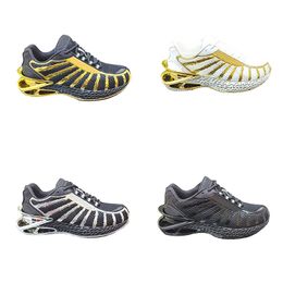 2023 Couple Luxury Designer Runner Casual Shoes Metal Tiger Breathable Mesh Sports Sneakers Running Shoe Size 35-46