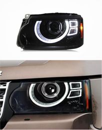 LED Daytime Running Lights for Land Rover Range Rover Headlight 2005-2013 Car Turn Signal High Beam Head Lamp