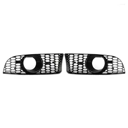 Steering Wheel Covers 2x Car Front Grille Grill Lower Bumper Fog Light Cover Trim For- E90 E91 E92 E93 2004-2012 M3 Style A