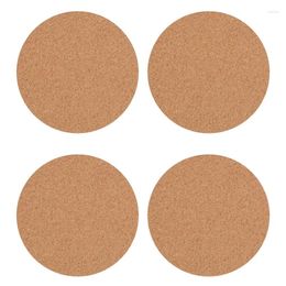 Table Mats Self-Adhesive Cork Coasters Backing Sheets For And DIY Crafts Supplies (80 Round)