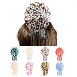 Hair Clips & Barrettes Vintage Combs Colourful Acetate Accessories Faux Tortoise Shell Women Flamenco Dancers Headdresses JewelryHair Stre22