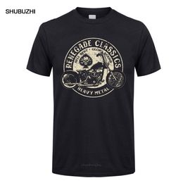 Mens TShirts Mens Vintage Glory Bounds Motorcycle USA TShirt Heavy Metal Men T Shirt Motor Tops 100% Cotton Retro Tees Male 230406